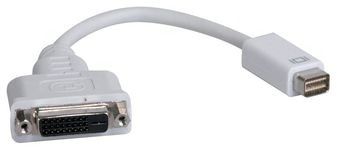 MINI DVI TO DVI CABLE ADAPTER VID CONVERTER MACBOOKS & IMACS