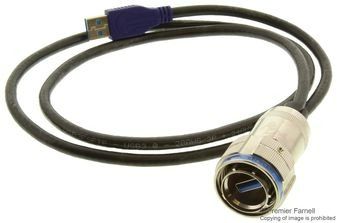 USB3 FIELD PLUG W/ A CODED 1.0 M USB3-A CORDSET STRGHT NI