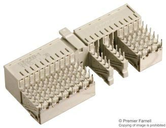 Conn Hard Metric RCP 90 POS 2mm Solder RA Thru-Hole