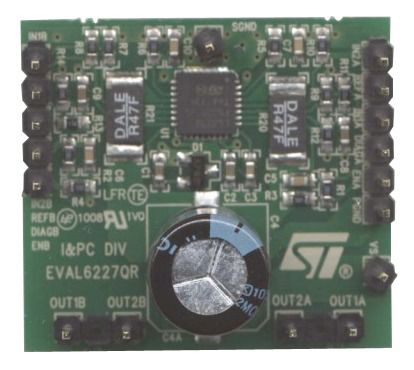 Demonstration Board Using A Dual Full-Bridge L6227Q For Motor Control Applications