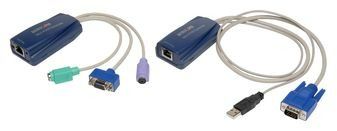 MINICOM MINI KVM CONSOLE SWITCH EXTENDER USB KIT TAA GSA