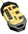 SAFETY SURGE PROTECTOR STRIP 120V 6 OUT METAL 6FT CORD OSHA