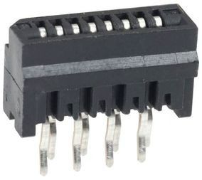 Conn FPC Connector SKT 8 POS 2mm Solder ST Thru-Hole