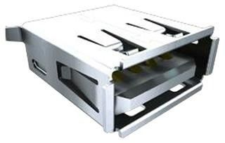 Conn USB F 4 POS Solder ST Thru-Hole 4 Terminal 1 Port Tray