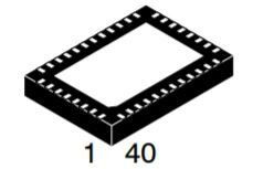 SOC 32Bit ARM Cortex M0 RISC 48MHz Single Core 64KB 40-Pin QFN T/R