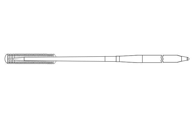 Периферический проводник Asahi Halberd, 200 см, ST, ASAHI Intecc