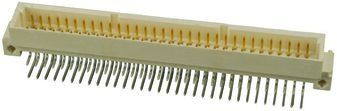 Conn DIN 41612 PL 64 POS 2.54mm Solder RA Thru-Hole