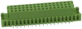 Conn DIN 41612 RCP 48 POS 2.54mm Solder ST Thru-Hole