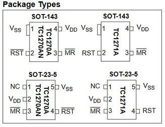 Volt Supervisor Monitor 1V to 5.5V 4-Pin(3+Tab) SOT-143 T/R