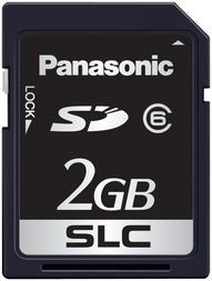 SD Card 2GB SLC 4.6V Industrial Temp