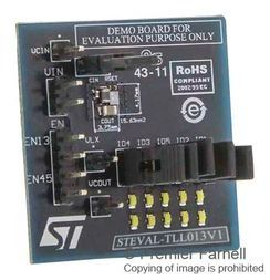 Evaluation/Demo Board for the STLED25 Boost DC-DC Converter, 5 Channel