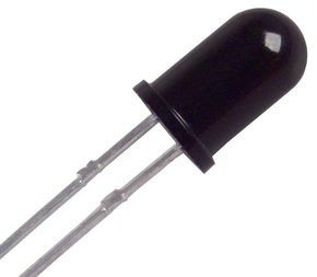 Phototransistor IR Chip Silicon 880nm 2-Pin T-1 3/4 Bulk