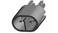 Conn Power M 4 POS 6mm ST Cable Mount 4 Terminal 1 Port