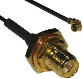 Cable Assembly Coaxial 0.1m SMA to Coaxial RCP-PL Crimp-Crimp Bag