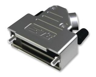 NI PLTD PLSTIC BACKSHELL, 25 WAY, 45 DEG