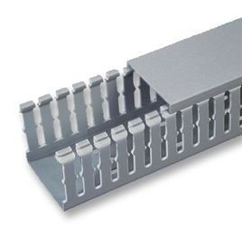 Cable Accessories Slotted Duct Polyvinyl Chloride Light Gray