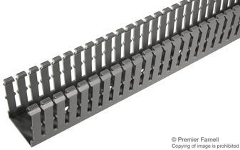 Cable Accessories Wiring Duct Polyvinyl Chloride Light Gray
