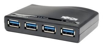 4-PORT USB 3.0 SUPERSPEED COMPACT HUB 5GBPS BUS POWERED