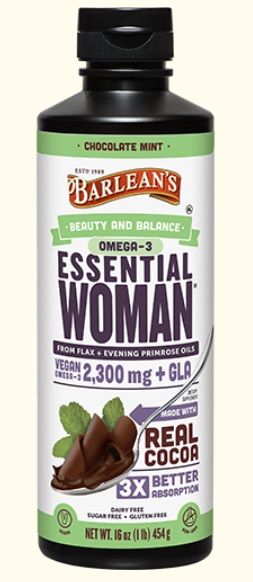 Barlean's SERIOUSLY DELICIOUS ESSENTIAL WOMAN CHOCOLATE MINT 16 oz.