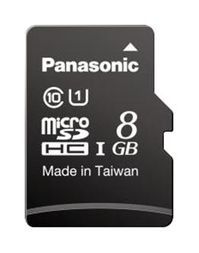 MicroSD/SDHC Card 8GB 1.8V/2.5V/3.3V Industrial Temp