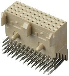 Conn Backplane RCP 48 POS 2mm Press Fit RA Thru-Hole