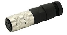 Conn Circular F 5 POS Crimp ST Cable Mount 5 Terminal 1 Port