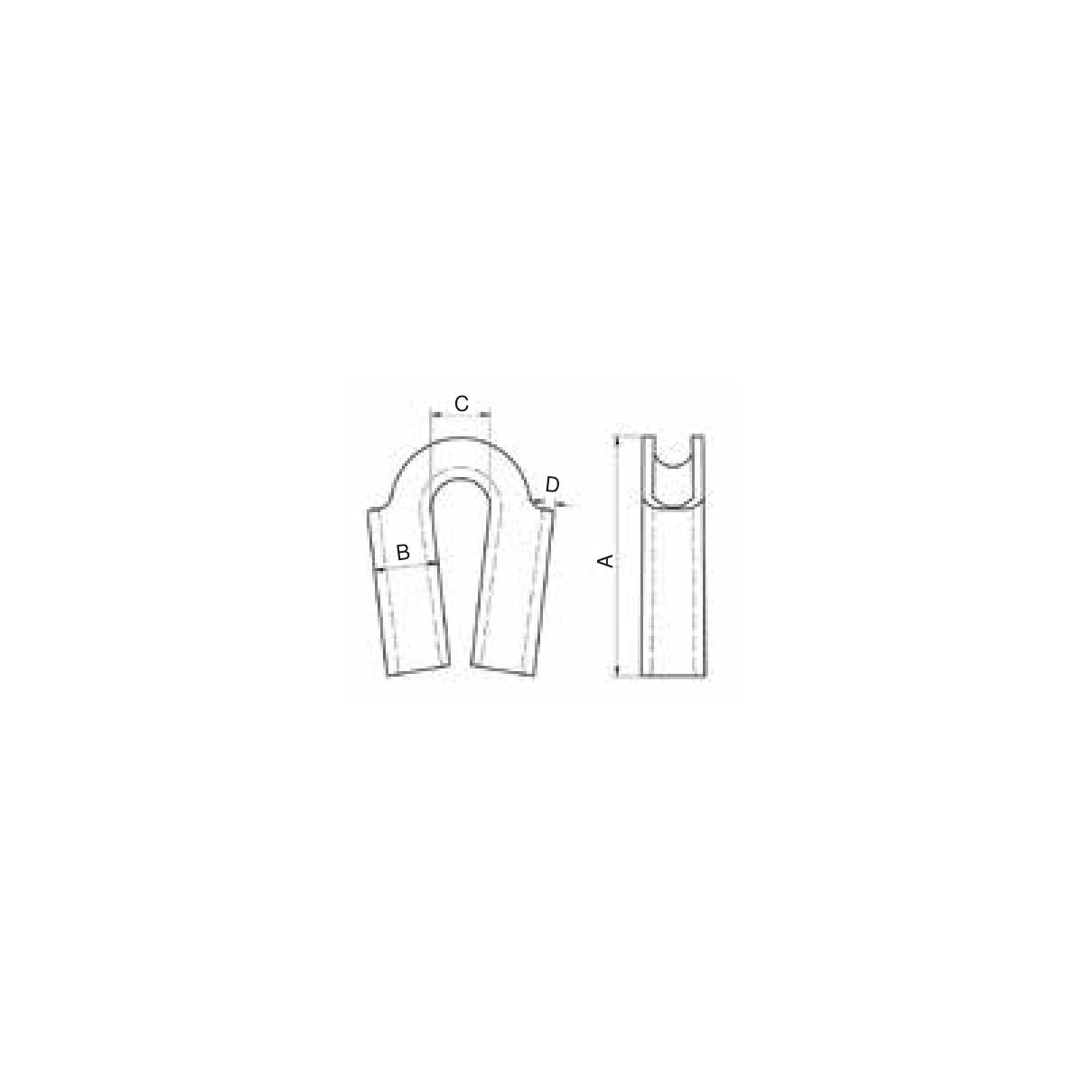 Tubular Thimble Pipe Thimbles HaoSail