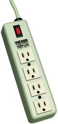 WABER BY TRIPP LITE 4-OUTLET POWER STRIP WITH 6-FT. CORD