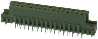 Conn DIN 41612 RCP 32 POS 2.54mm Solder ST Thru-Hole