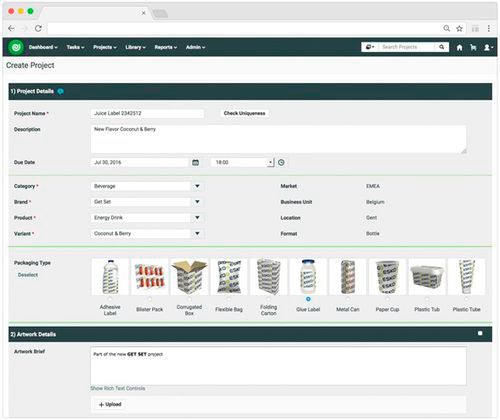 Программное обеспечение для управления, WebCenter, Esko-Graphics