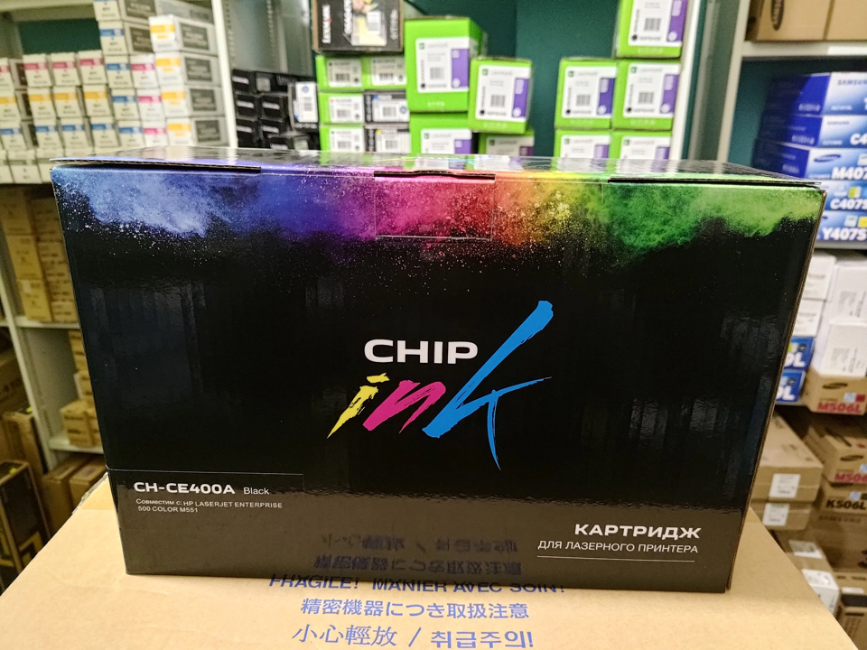 Картридж CHIP CH-CE400A для HP CLJ M551/M570/575