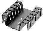 Heat Sink Passive TO-218/TO-247 Folded Back Thru-Hole 8.6°C/W Black Anodized