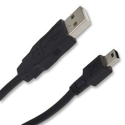 Cable Assembly USB 2m 28AWG 5 POS USB to 4 POS USB M-M Bag