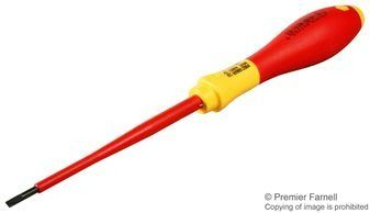 Connector Accessories VDE Insulated Slot Head Screw Driver Chromium Vanadium Molybdenum Steel
