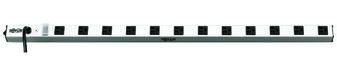 POWER STRIP 120V 5-15R 12 OUTLET 15FT CORD VERTICAL METAL 0U
