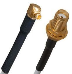 Cable Assembly Coaxial 0.61m MMCX to SMA PL-F