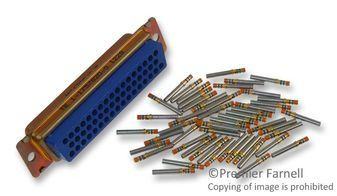 Conn D-Subminiature SKT 50 POS Crimp ST Cable Mount 50 Terminal 1 Port