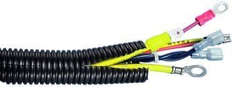 Cable Accessories Corrugated Loom Tubing Polyethylene Black Roll