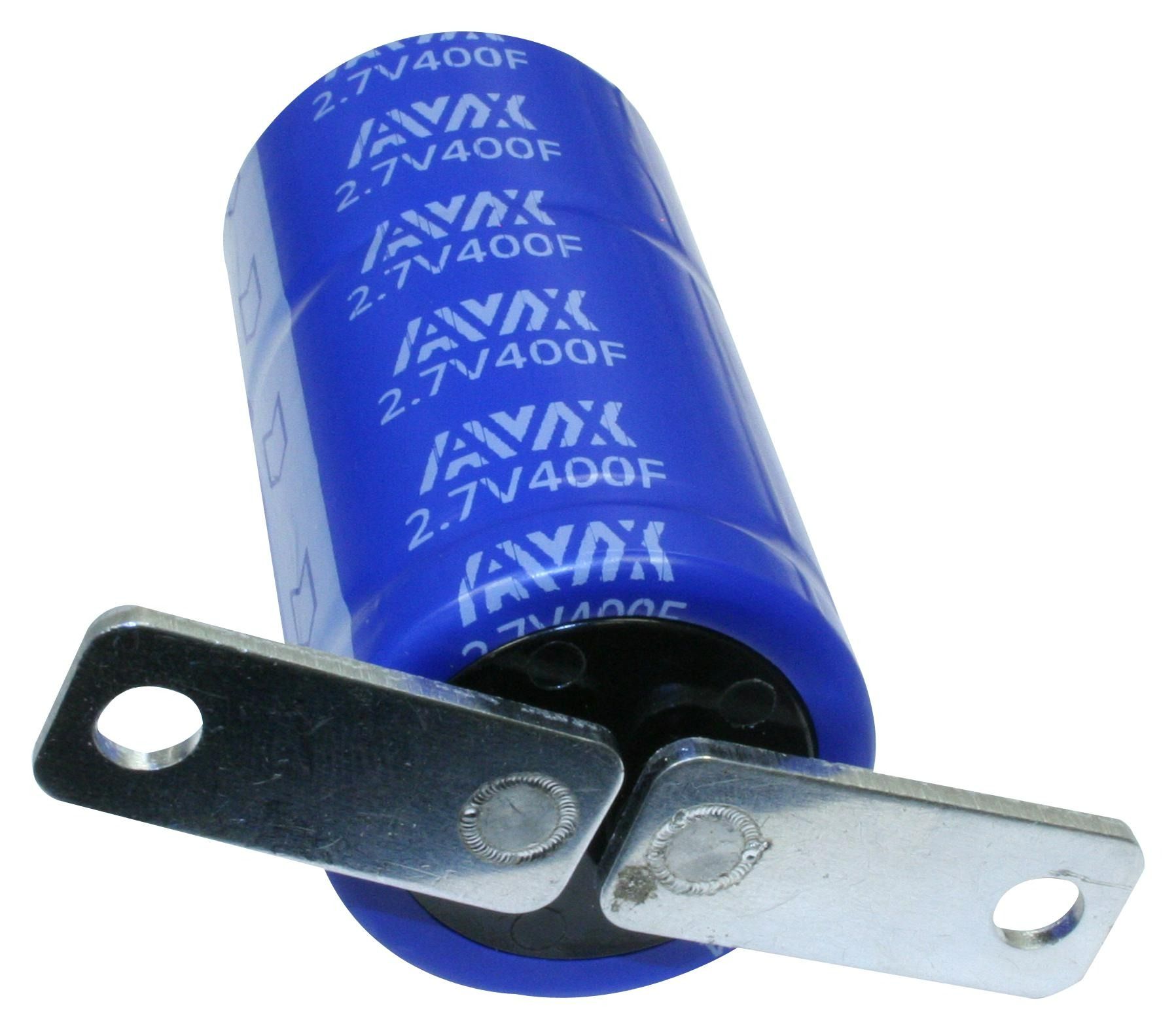 Cap 3.3F 2.7V -10 to 30% Cylindrical Can 0.5mm -40 to 65°C Bulk