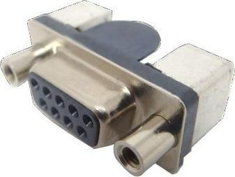Connector D Subminiature Socket 9 Position Right Angle Surface Mount
