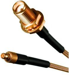Cable Assembly Coaxial 0.61m MMCX to SMA PL-F
