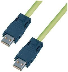 Cable Assembly USB 3m 24AWG/28AWG 4 POS USB Type A to 4 POS USB Type B PL-PL
