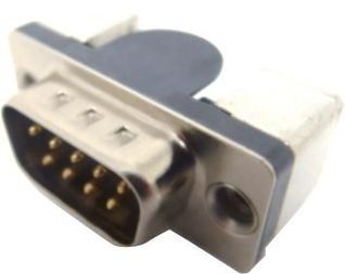 Connector D Subminiature Plug 9 Position Right Angle Surface Mount