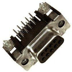 Conn D-Subminiature SKT 9 POS 2.74mm Solder RA Thru-Hole 9 Terminal 1 Port Tube