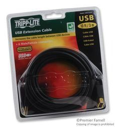 10FT USB FIREWIRE USB 1.1 GOLD EXTENSION CABLE MALE / FEMALE