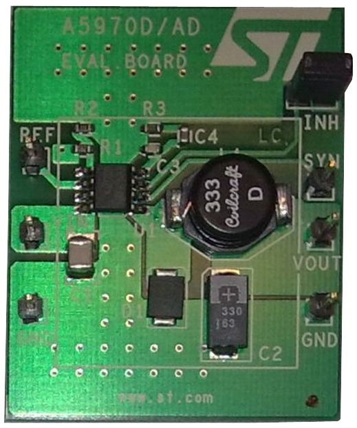 Demonstration Board Provides A Platform For Evaluation Of The L5970D