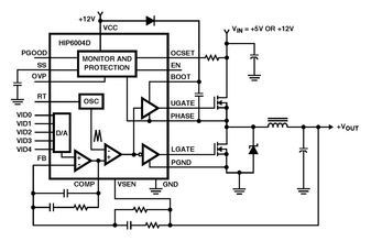 Voltage Mode PWM Controller 1.1V to 1.85V 20A 20-Pin SOIC W T/R