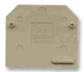 Connector Accessories Straight End Plate Polyamide Beige