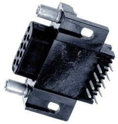 Conn D-Subminiature SKT 9 POS 2.74mm Solder RA Thru-Hole 9 Terminal 1 Port