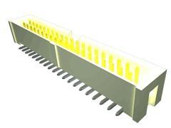 Conn Shrouded Header HDR 14 POS 2.54mm Solder ST SMD T/R